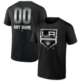 Los Angeles Kings Personalized Midnight Mascot Logo T-Shirt - Black | US 4444419