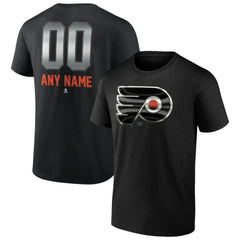 Philadelphia Flyers Personalized Midnight Mascot Logo T-Shirt - Black | US 4444426