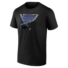 St. Louis Blues Personalized Midnight Mascot Logo T-Shirt - Black | US 4444429