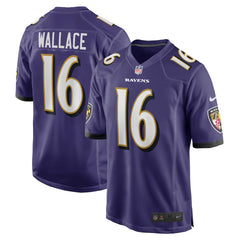 Tylan Wallace Baltimore Ravens Game Jersey - Purple Jerseys