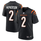 Evan McPherson Cincinnati Bengals Game Jersey - Black Jerseys