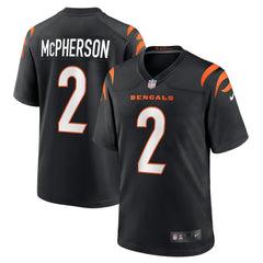 Evan McPherson Cincinnati Bengals Game Jersey - Black Jerseys