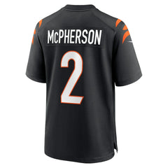 Evan McPherson Cincinnati Bengals Game Jersey - Black Jerseys