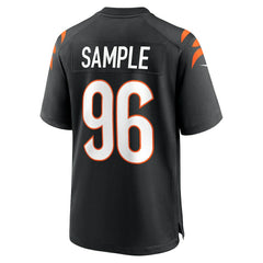Cam Sample Cincinnati Bengals Game Jersey - Black Jerseys