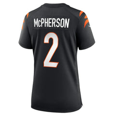 Evan McPherson Cincinnati Bengals Women's Game Jersey - Black Jerseys