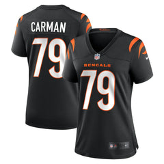 Jackson Carman Cincinnati Bengals Women's Game Jersey - Black Jerseys