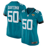 Shaquille Quarterman Jacksonville Jaguars Women's Game Jersey - Teal Jerseys