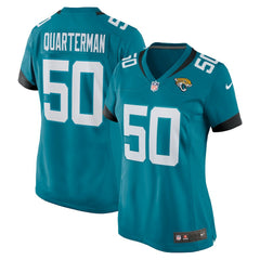 Shaquille Quarterman Jacksonville Jaguars Women's Game Jersey - Teal Jerseys