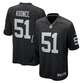 Malcolm Koonce Las Vegas Raiders Game Jersey - Black Jerseys