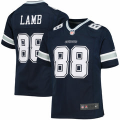 CeeDee Lamb Dallas Cowboys Girls Youth Game Jersey - Navy Jerseys