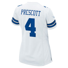 Dak Prescott Dallas Cowboys Women's Team Game Jersey - White Jerseys