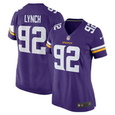 James Lynch Minnesota Vikings Women's Game Player Jersey - Purple Jerseys