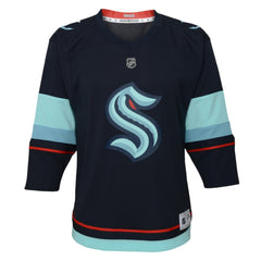 Seattle Kraken Youth Home Replica Custom Jersey - Navy | US 4459643