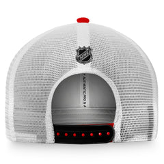 Chicago Blackhawks Fanatics Authentic Pro Rink Trucker Snapback Hat - Red | US 4464924
