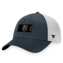 Vegas Golden Knights Fanatics Authentic Pro Rink Trucker Snapback Hat - Charcoal/White | US 4464930
