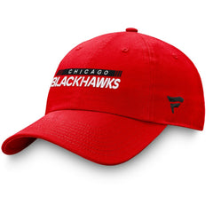 Chicago Blackhawks Fanatics Authentic Pro Rink Adjustable Hat - Red | US 4464951