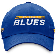 St. Louis Blues Fanatics Authentic Pro Rink Adjustable Hat - Blue | US 4464967