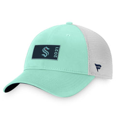 Seattle Kraken Fanatics Authentic Pro Rink Trucker Snapback Hat - Light Blue/White | US 4465080
