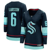 Adam Larsson Seattle Kraken Fanatics Women's Home Breakaway Player Jersey - Deep Sea Blue | US 4466255