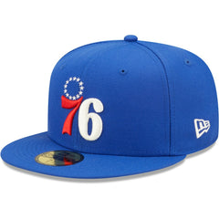 Philadelphia 76ers 3x NBA Finals Champions Pop Sweat 59FIFTY Fitted Hat Royal - New Era outlet