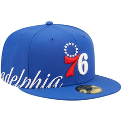 Philadelphia 76ers Side Split 59FIFTY Fitted Hat Royal - New Era outlet