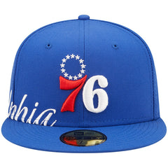 Philadelphia 76ers Side Split 59FIFTY Fitted Hat Royal - New Era outlet