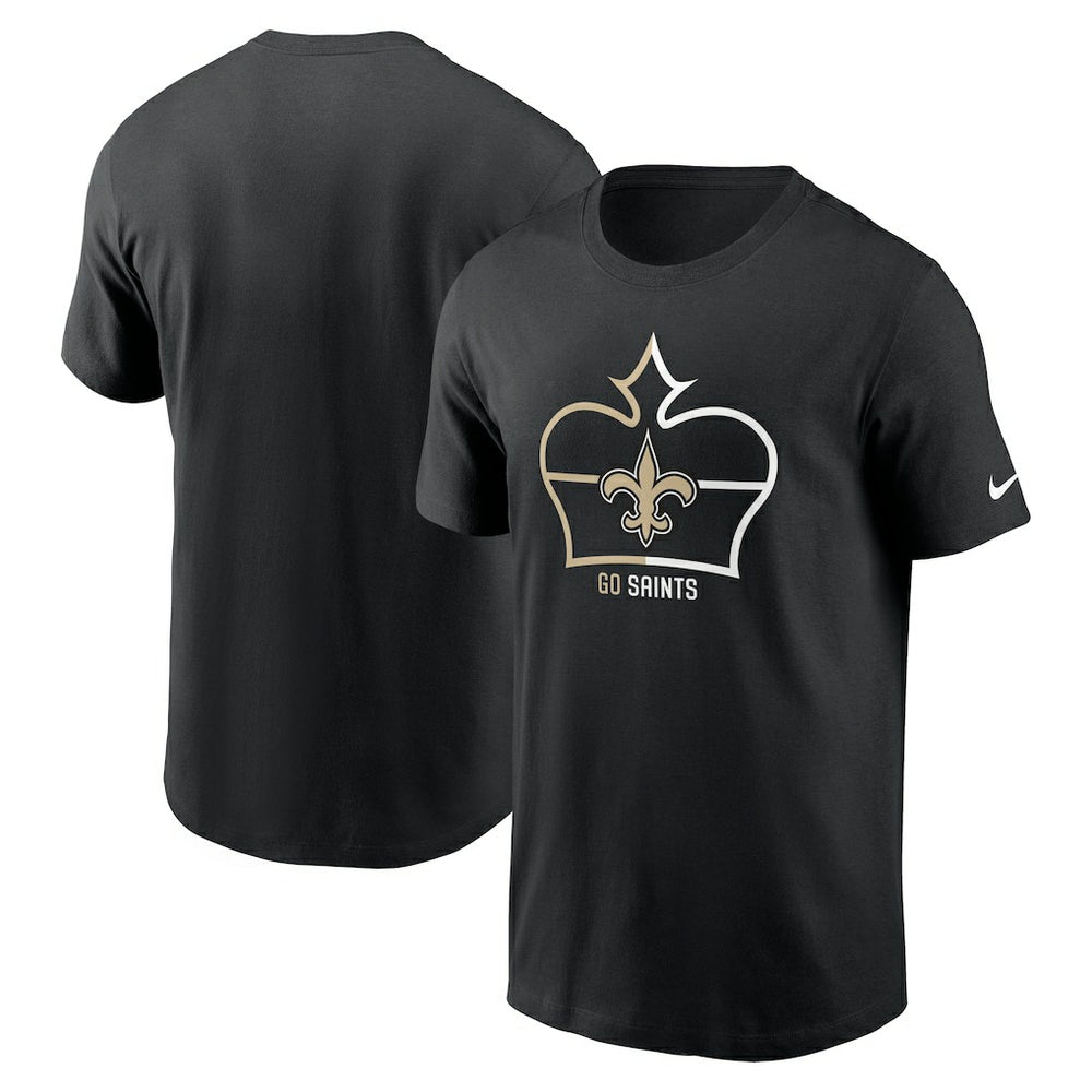 New Orleans Saints Essential Local Phrase T-Shirt - Black T-shirts