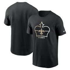 New Orleans Saints Essential Local Phrase T-Shirt - Black T-shirts