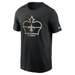 New Orleans Saints Essential Local Phrase T-Shirt - Black T-shirts