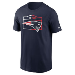 New England Patriots Essential Local Phrase T-Shirt - Navy T-shirts