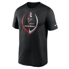 Atlanta Falcons Icon Legend Performance T-Shirt - Black T-shirts