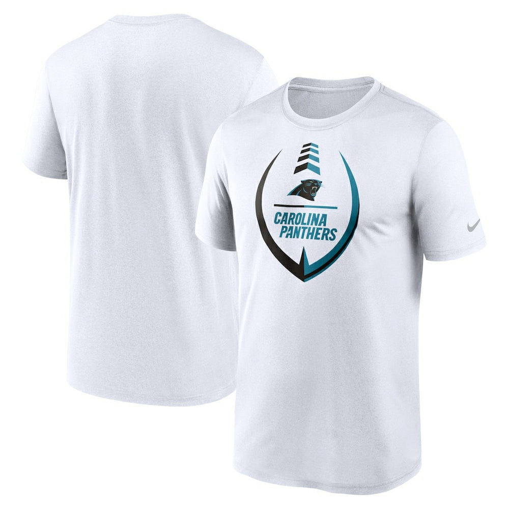 Carolina Panthers Icon Legend Performance T-Shirt - White T-shirts