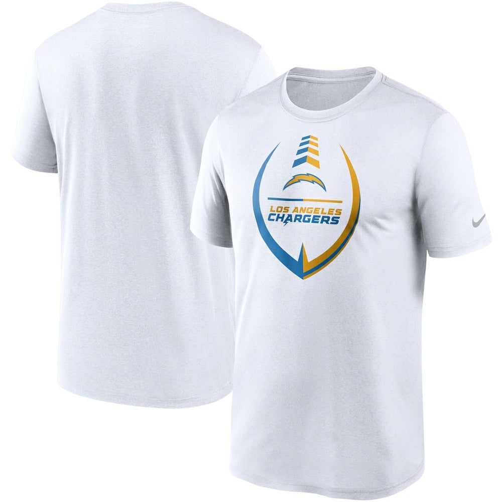 Los Angeles Chargers Icon Legend Performance T-Shirt - White T-shirts