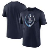 Tennessee Titans Icon Legend Performance T-Shirt - Navy T-shirts