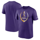 Minnesota Vikings Icon Legend Performance T-Shirt - Purple T-shirts