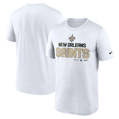 New Orleans Saints Legend Community Performance T-Shirt - White T-shirts