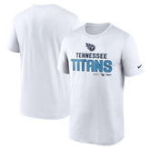 Tennessee Titans Legend Community Performance T-Shirt - White T-shirts