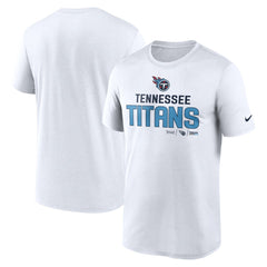 Tennessee Titans Legend Community Performance T-Shirt - White T-shirts
