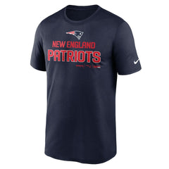 New England Patriots Legend Community Performance T-Shirt - Navy T-shirts