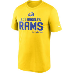 Los Angeles Rams Legend Community Performance T-Shirt - Gold T-shirts