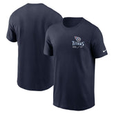 Tennessee Titans Sideline Infograph Lockup Performance T-Shirt - Navy T-shirts