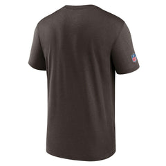 Cleveland Browns Sideline Infograph Performance T-Shirt - Brown T-shirts