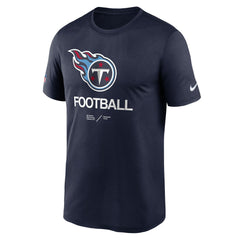 Tennessee Titans Sideline Infograph Performance T-Shirt - Navy T-shirts