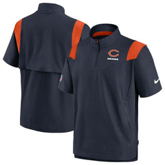 Chicago Bears Sideline Coaches Chevron Lockup Pullover Top - Navy Pullover