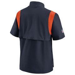Chicago Bears Sideline Coaches Chevron Lockup Pullover Top - Navy Pullover