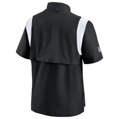 Las Vegas Raiders Sideline Coaches Chevron Lockup Pullover Top - Black Pullover