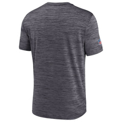 Pittsburgh Steelers Sideline Velocity Athletic Stack Performance T-Shirt - Black T-shirts