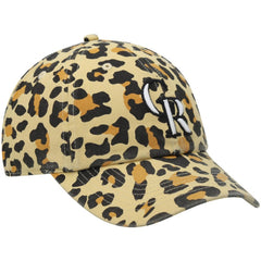 Colorado Rockies '47 Women's Bagheera Cheetah Clean up Adjustable Hat - Tan Hats