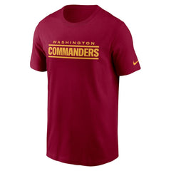 Washington Commanders Wordmark T-Shirt - Burgundy T-shirts