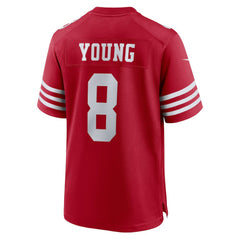 Steve Young San Francisco 49ers Retired Game Player Jersey - Scarlet Jerseys